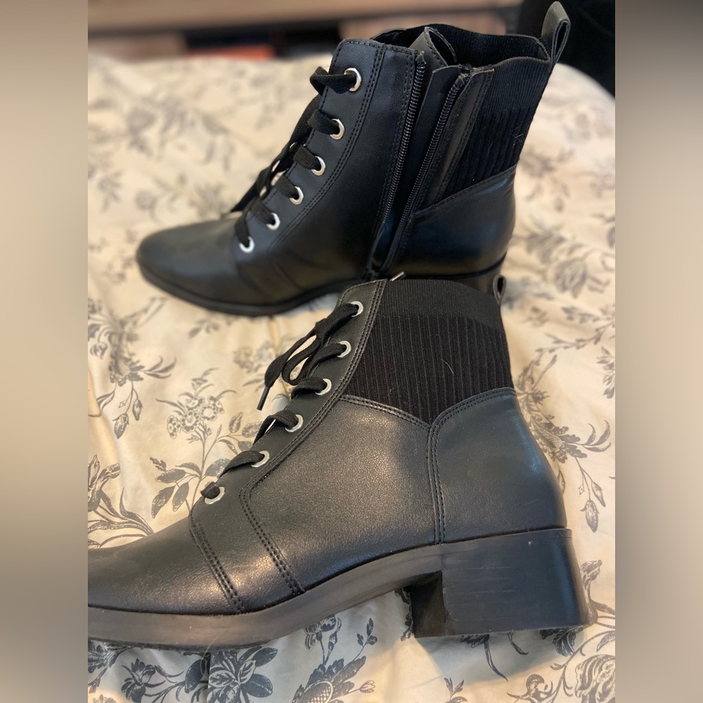 Black Faux Leathet Dolce Vita Boots